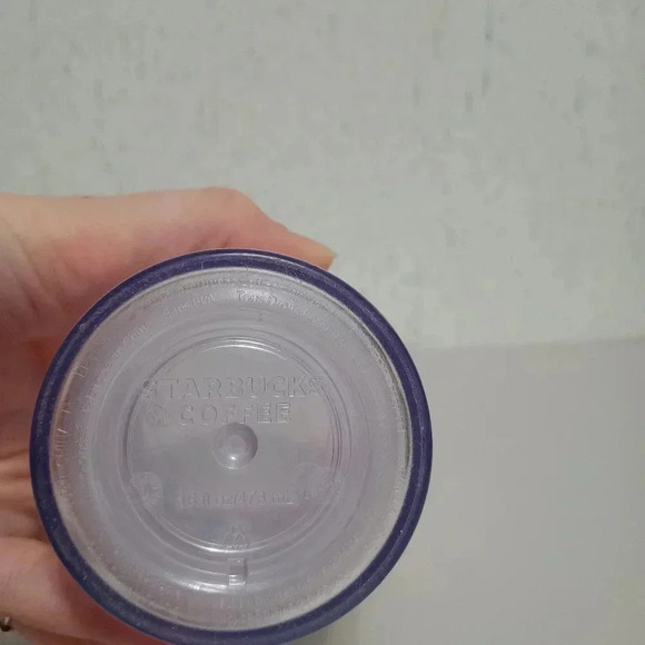 Starbucks Clear 16oz Tumbler Cold Cup Iced Coffee NO STRAW - Picture 6 of 7